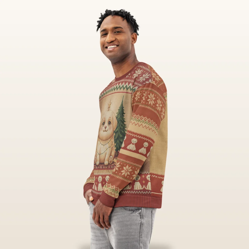 Merry Woofmas Ugly Christmas Sweater, Sweatshirt
