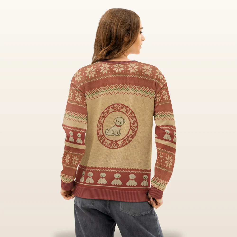 Merry Woofmas Ugly Christmas Sweater, Sweatshirt