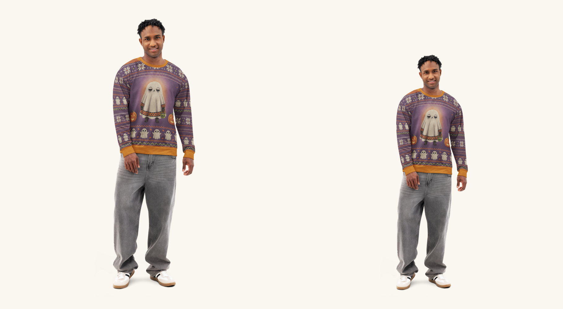 Boo Who Halloween Couples Matching Set | Two Tees, One City