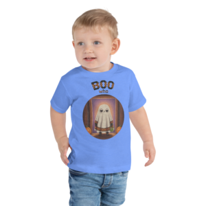 Boo Who Toddler Halloween Shirt | Cute Ghost Tee, 2T to 5T