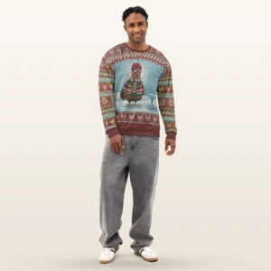 Cold Turkey Ugly Christmas Sweatshirt, All-Over Print