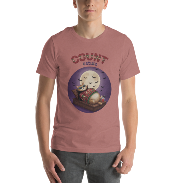 Count Catula knitted-badge tee on a model
