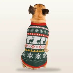 Reindeer Classic Knitted Pet Sweater