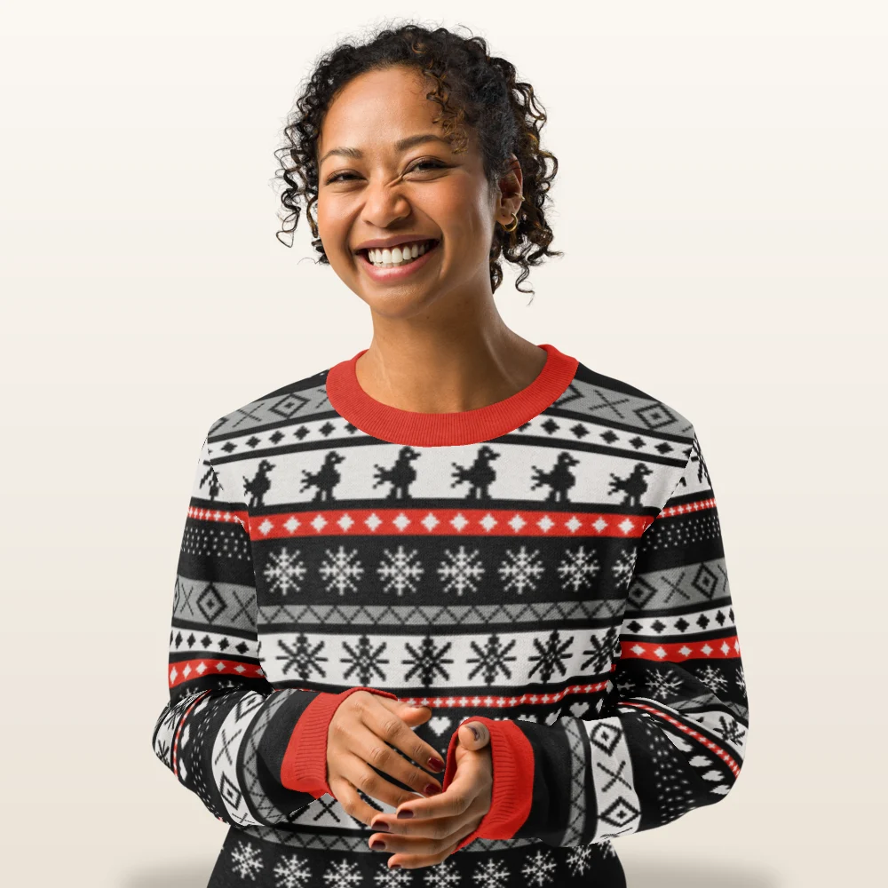 Selbu Bird Knitted Christmas Sweater