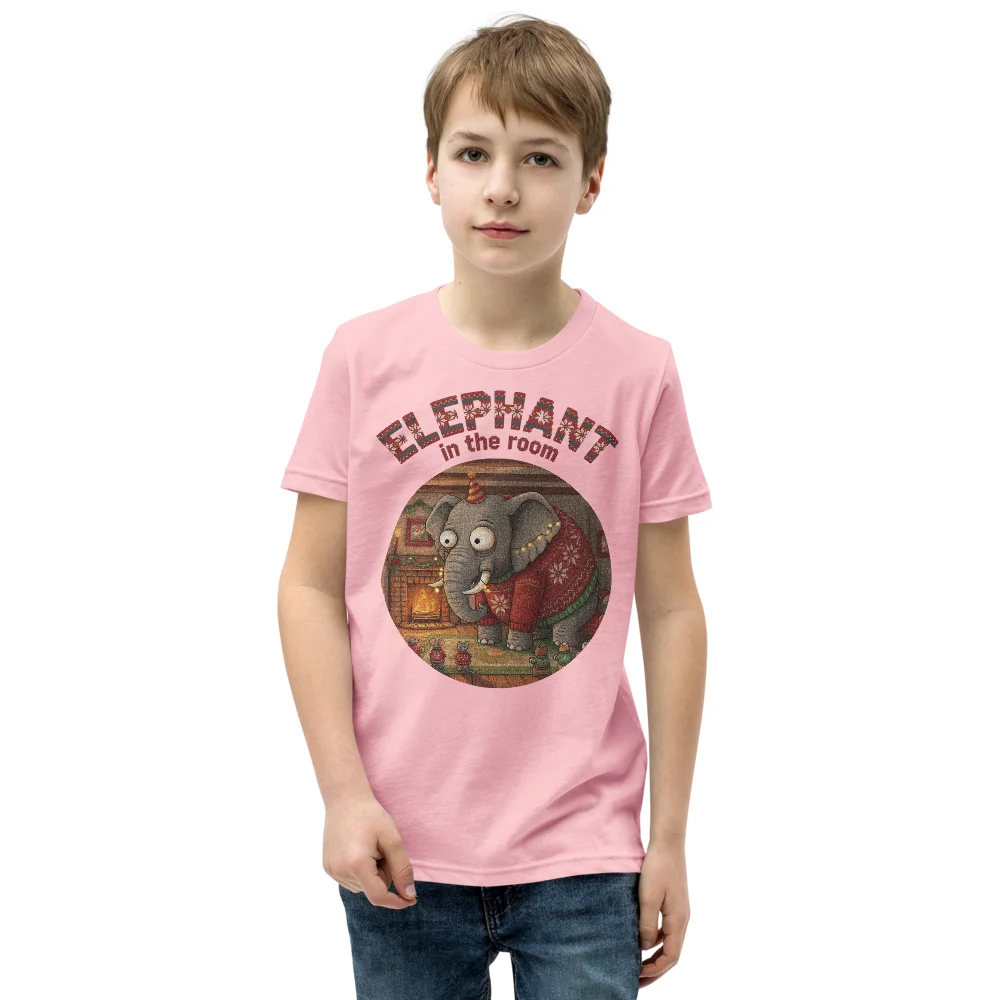 Elephant in the Room Kids Ugly Christmas Shirt | Funny Christmas Tee - Image 9