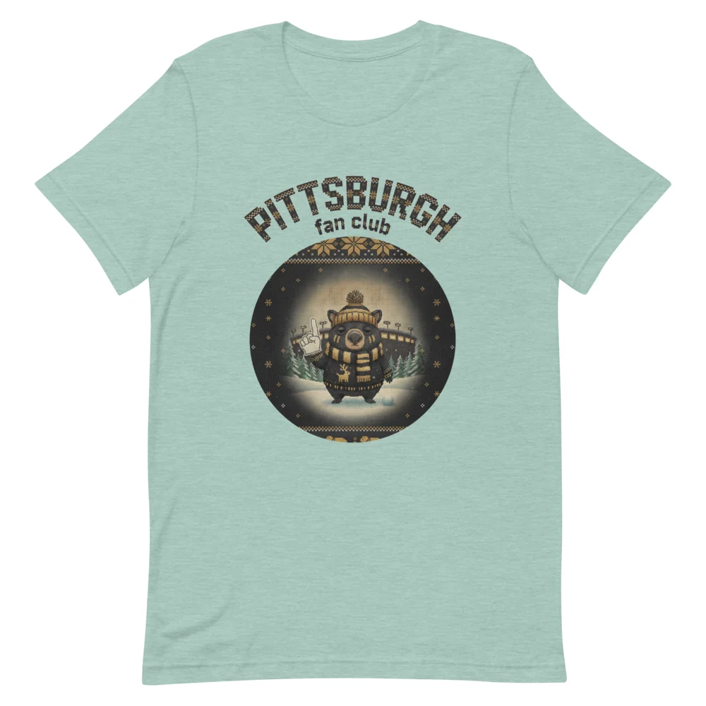 Pittsburgh Fan Ugly Christmas Shirt | Pittsburgh Football Shirt, Funny Christmas Gift for Women and Men - Image 7