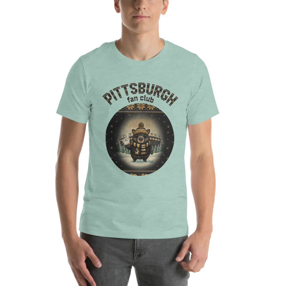 Pittsburgh Fan Ugly Christmas Shirt | Pittsburgh Football Shirt, Funny Christmas Gift for Women and Men - Image 8