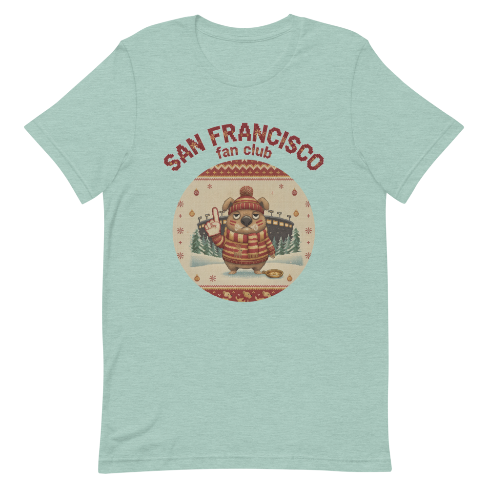 San Francisco Fan Ugly Christmas Tee - Image 6