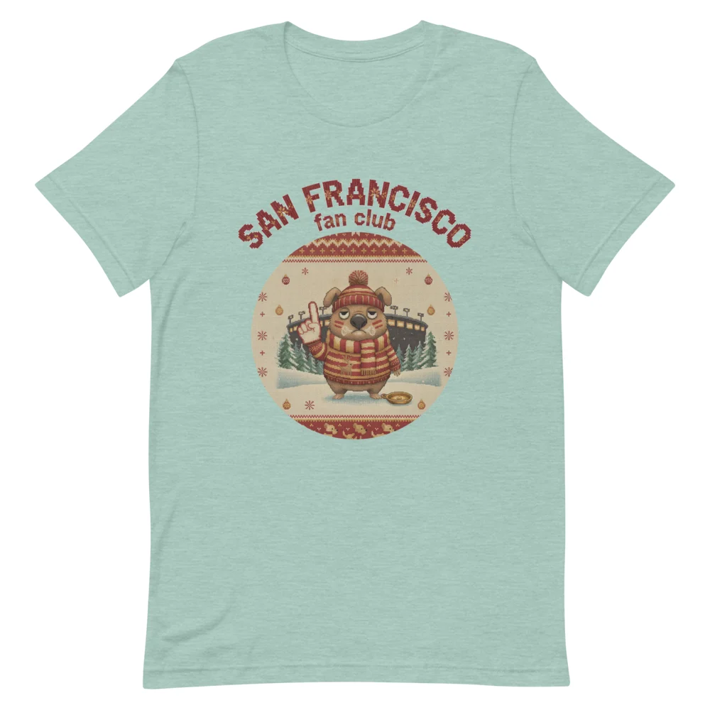 San Francisco Fan Ugly Christmas Shirt | San Francisco Football Shirt, Funny Christmas Gift for Women and Men - Image 7