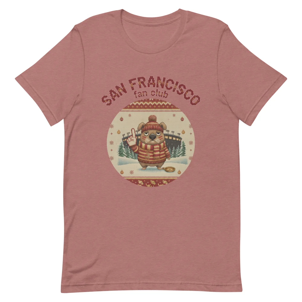 San Francisco Fan Ugly Christmas Shirt | San Francisco Football Shirt, Funny Christmas Gift for Women and Men - Image 9