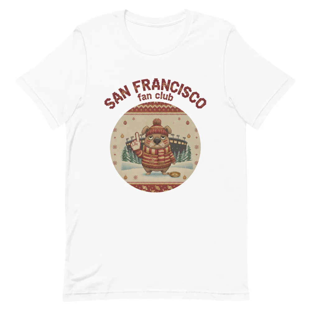 San Francisco Fan Ugly Christmas Shirt | San Francisco Football Shirt, Funny Christmas Gift for Women and Men - Image 4