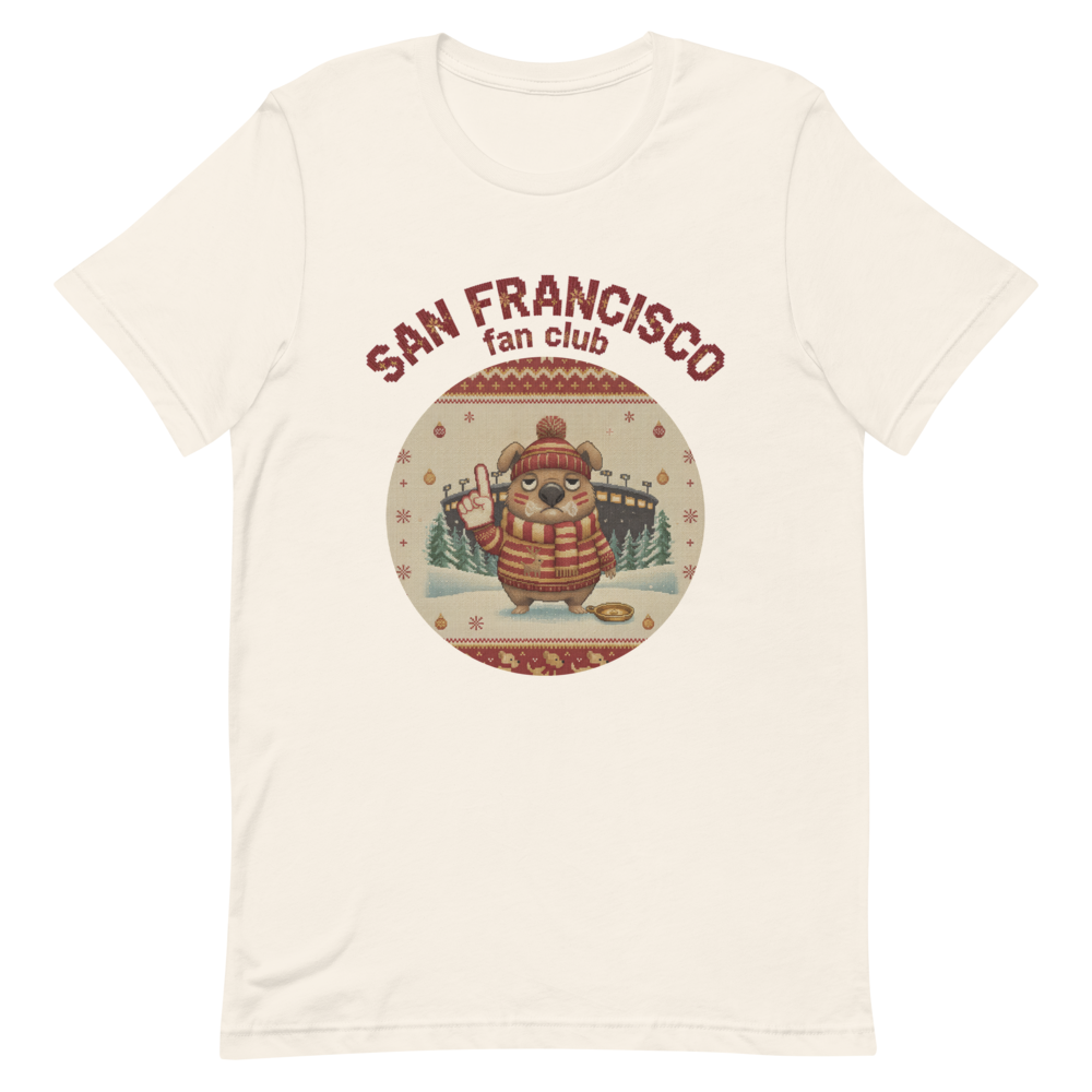 San Francisco Fan Ugly Christmas Tee - Image 10