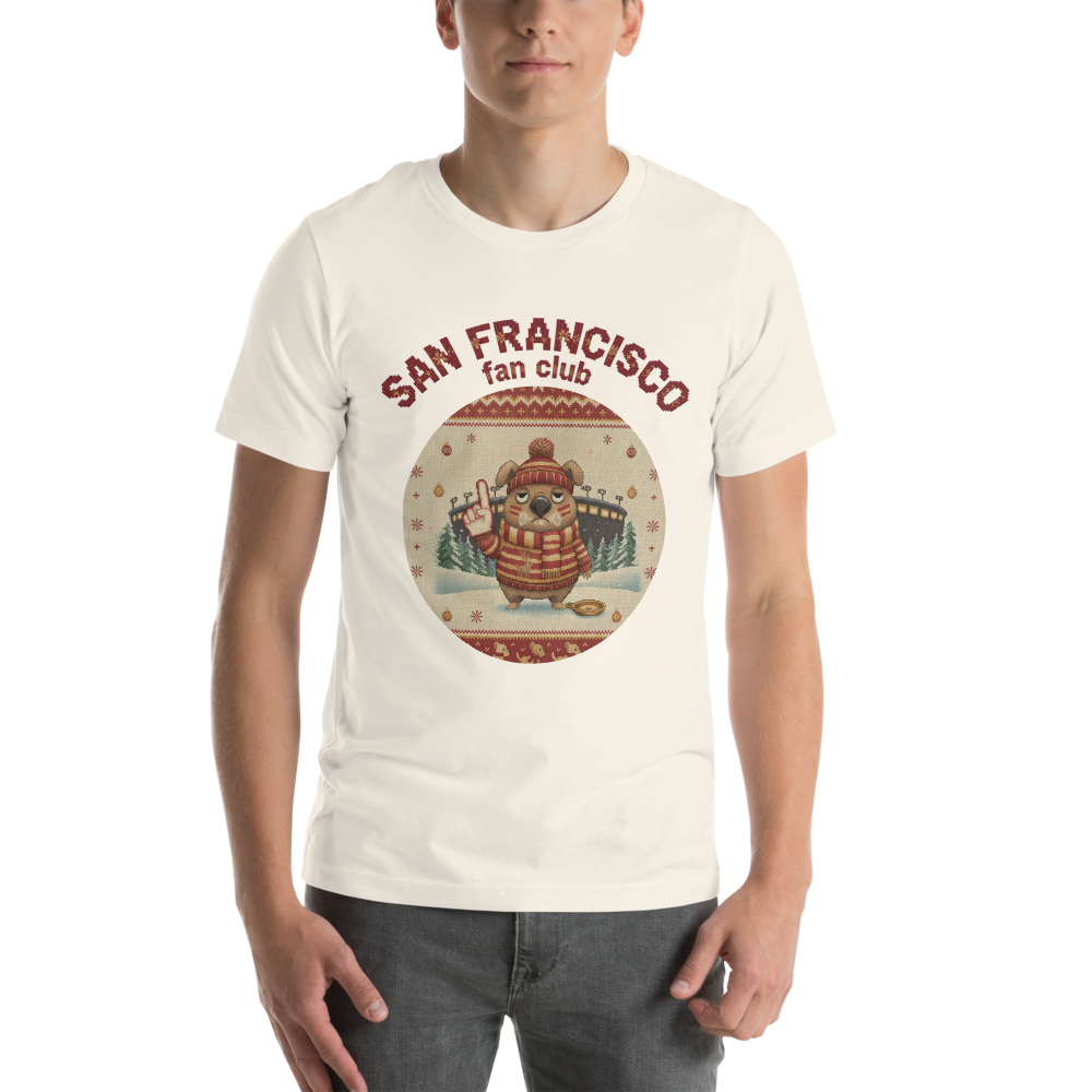 San Francisco Fan Ugly Christmas Tee - Image 11