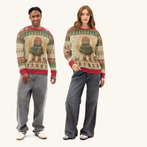 Gingerbread Man Matching Christmas Shirts for Couples | Two Funny Tees