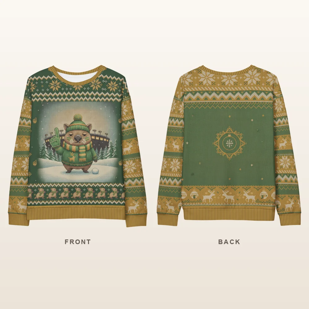 Green Bay Fan Ugly Christmas Sweatshirt