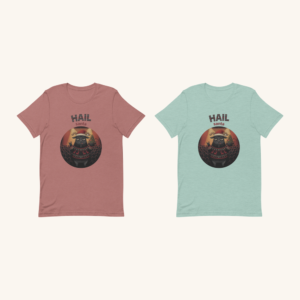 Hail Santa Matching Christmas Shirts for Couples | Two Funny Tees