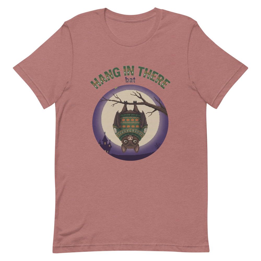 Hang In There Halloween Ugly Tee โ Mauve flat