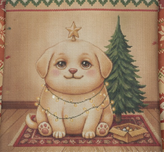 The merry woofmas character design