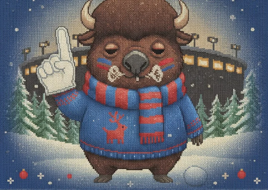 Buffalo Football Shirts, as printed on the sweatshirt