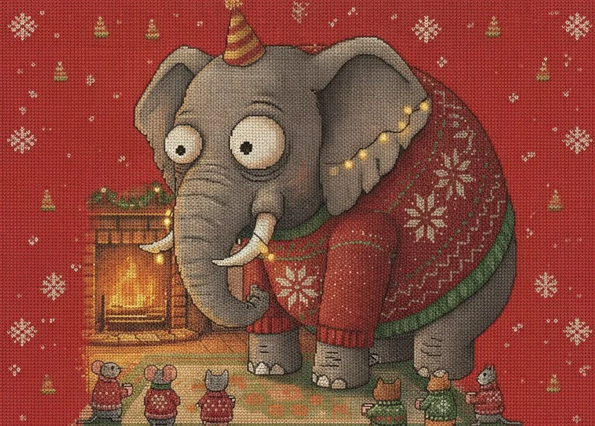 Elephant In The Room, as printed on the sweatshirt