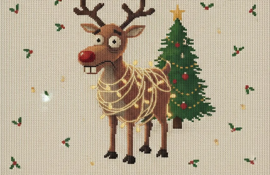 Oh Deer, as printed on the sweatshirt