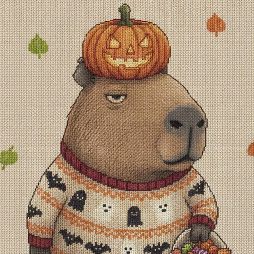 Pumpkin Spice Capybara