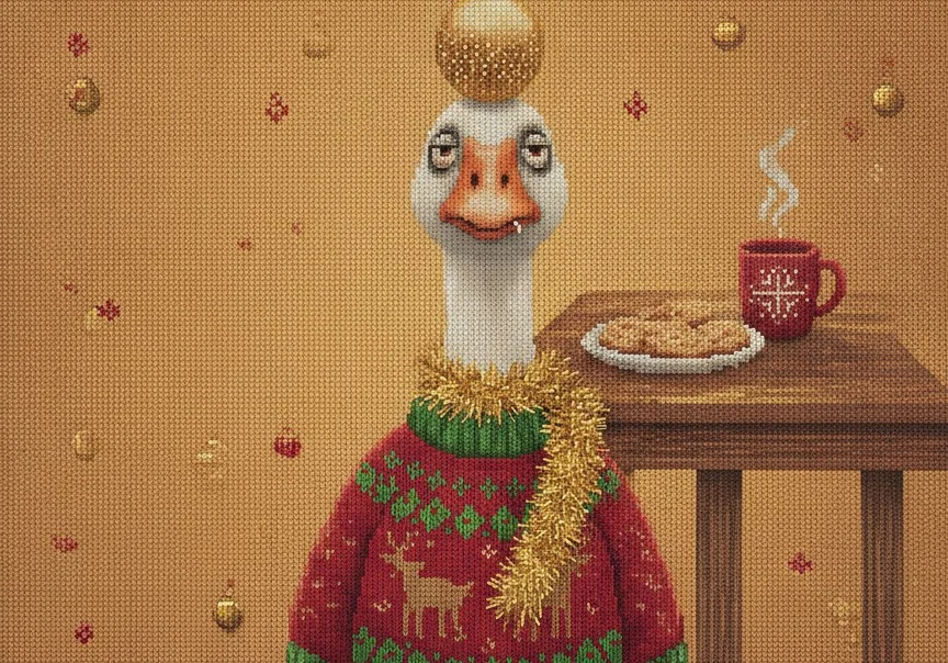 Silly Goose, as printed on the sweatshirt