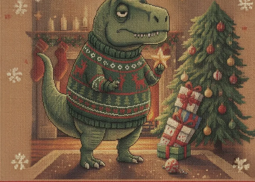 Tree-Rex, as printed on the sweatshirt