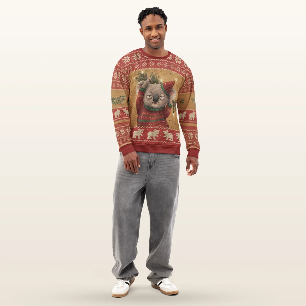 Koalafied Ugly Christmas Sweater, Sweatshirt