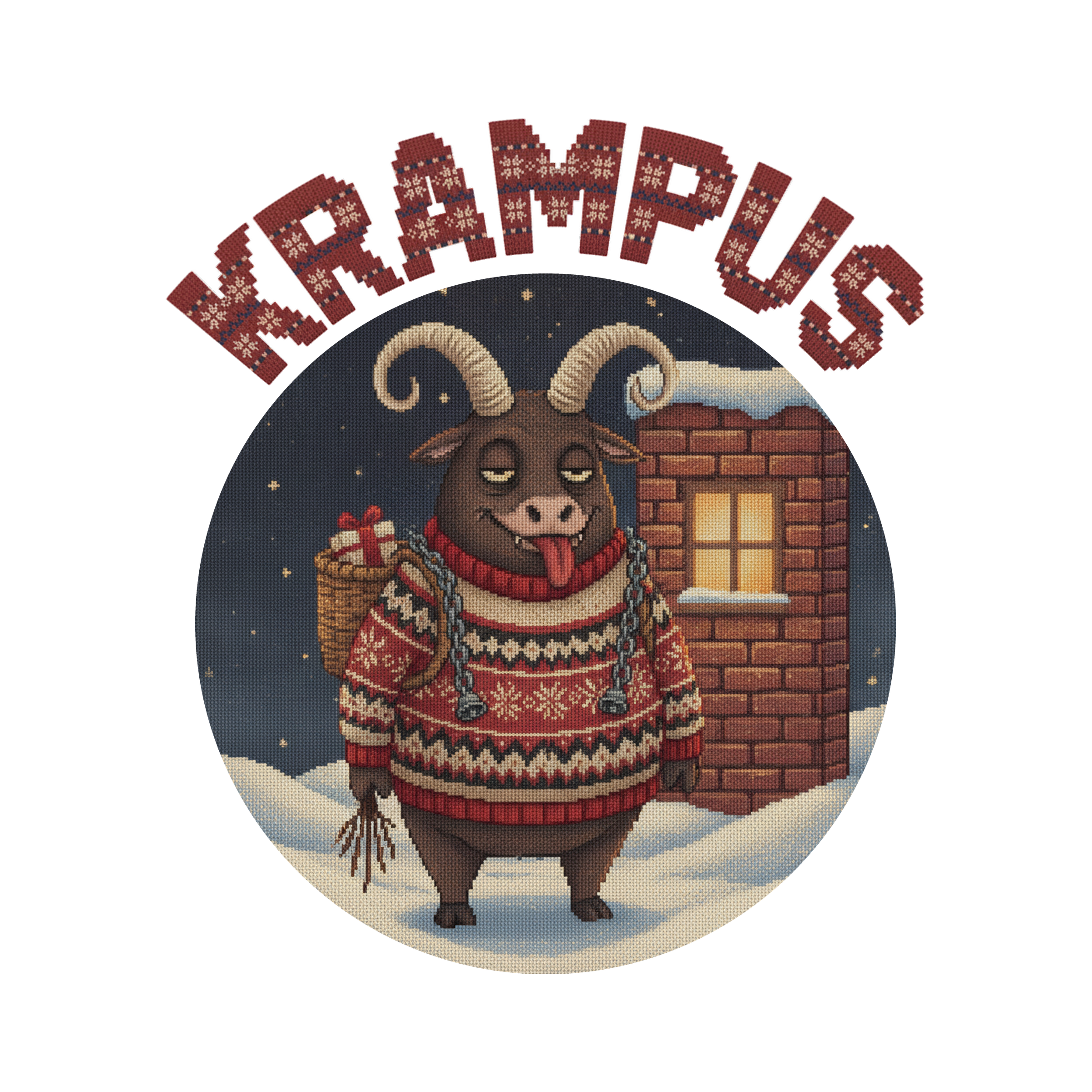 Krampus Ugly Christmas Tee