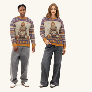 Pumpkin Spice Capybara Matching Halloween Shirts for Couples | Two Funny Capybara Tees