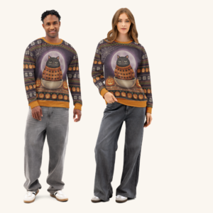 Scaredy Cat Matching Halloween Shirts for Couples | Two Funny Black Cat Tees