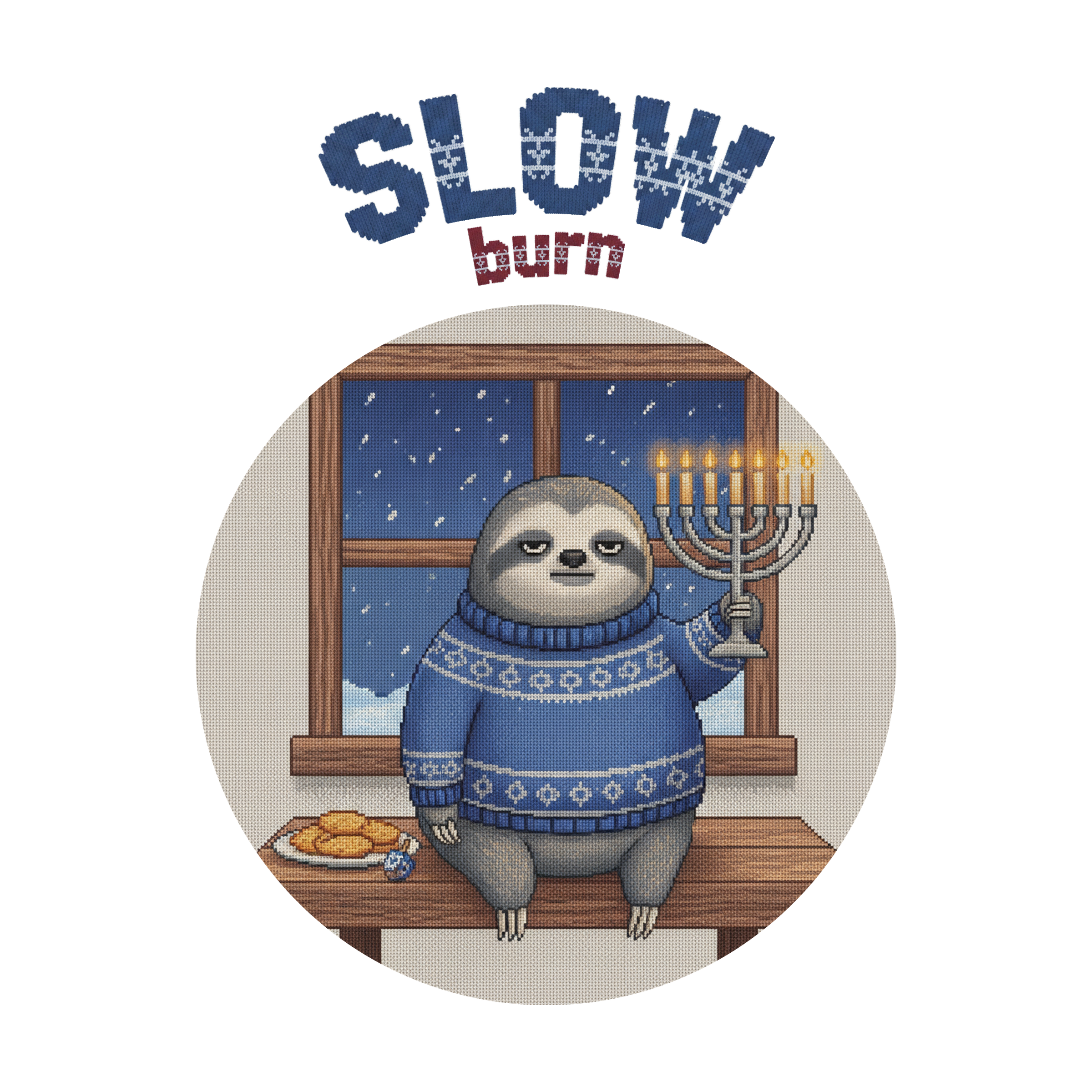 Slow Burn Toddler Ugly Christmas Tee