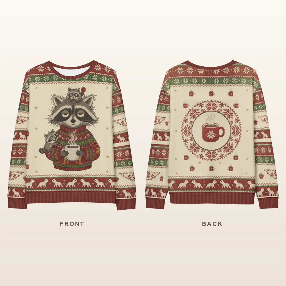 Tired Mom Ugly Christmas Sweater, Sweatshirt