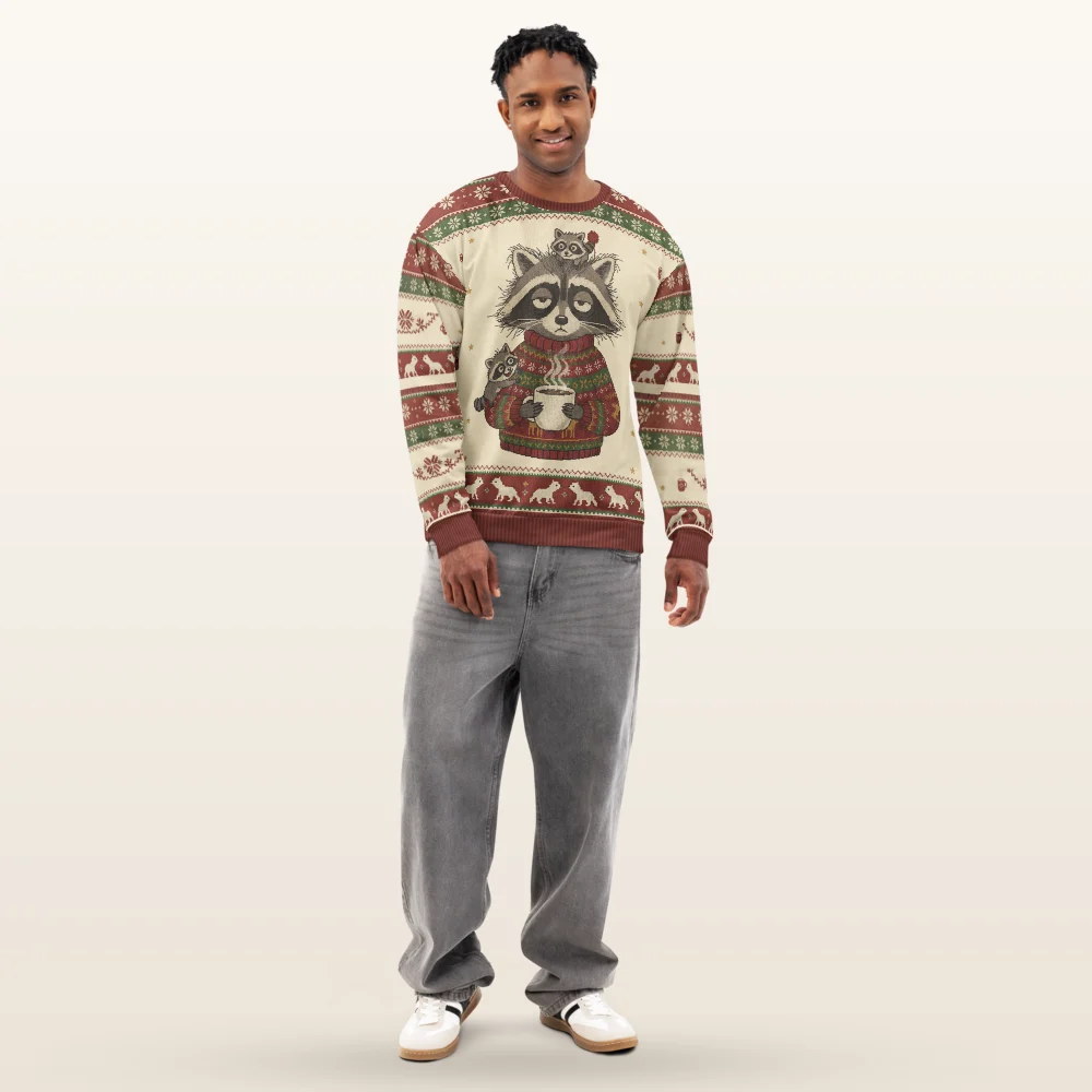 Tired Mom Ugly Christmas Sweater, Sweatshirt