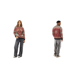 Arizona Fan matching ugly Christmas sweatshirts for couples