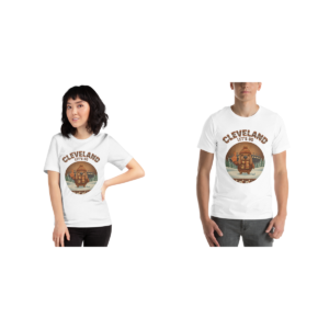 Cleveland Fan Matching Christmas Shirts for Couples | Two Tees, City Colours