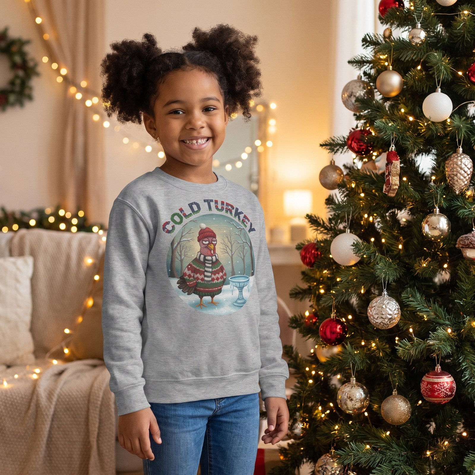 Styling photo, Cold Turkey Kids Ugly Christmas Sweater