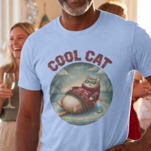 Cool Cat Ugly Christmas Shirt