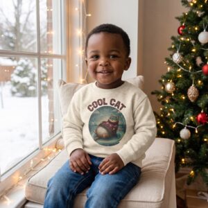 Styling photo, Cool Cat Toddler Ugly Christmas Sweater