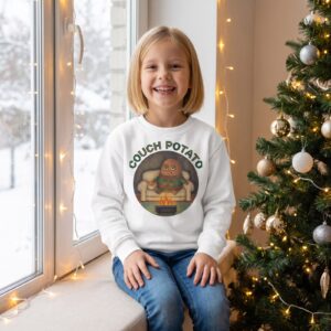 Styling photo, Couch Potato Kids Ugly Christmas Sweater