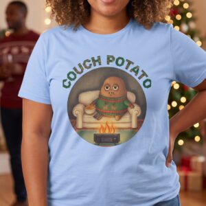 Couch Potato Ugly Christmas Shirt