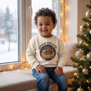 Styling photo, Couch Potato Toddler Ugly Christmas Sweater