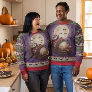 Plus size styling photo, Count Catula Matching Halloween Sweatshirts for Couples