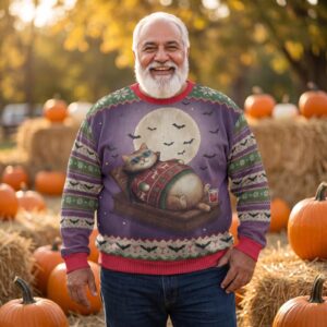 Plus size styling photo, Count Catula Vintage Halloween Sweatshirt for Women and Men