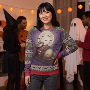 Count Catula Vintage Halloween Sweatshirt for Women and Men