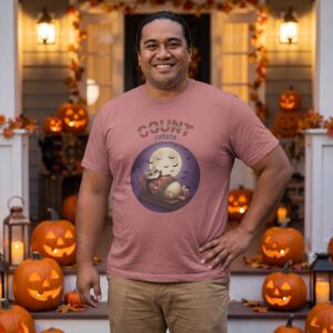 Plus size styling photo, Count Catula Vampire Cat Halloween Shirt for Women and Men