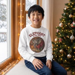 Styling photo, Elephant in the Room Kids Ugly Christmas Sweater