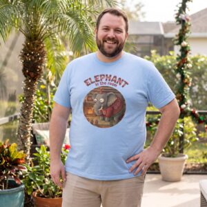 Plus size styling photo, Elephant in the Room Ugly Christmas Shirt