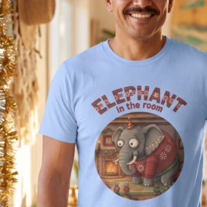 Elephant in the Room Ugly Christmas Shirt